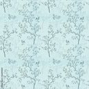 Pastel Blue Chinoiserie Wallpaper