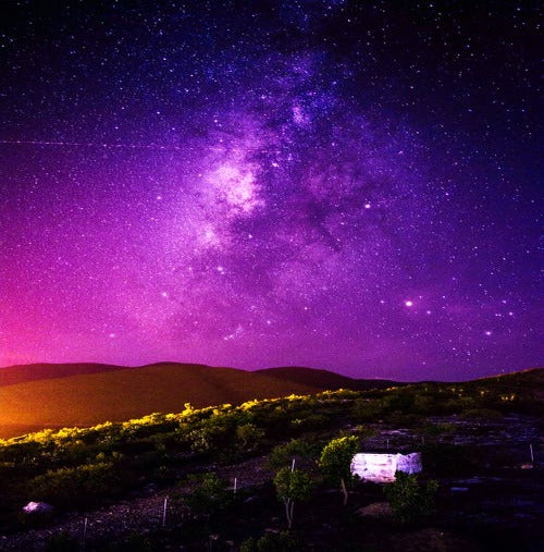 Starry Sky wall covering
