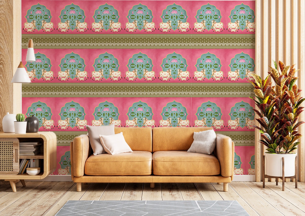 Pichwai Pattern Wallpaper