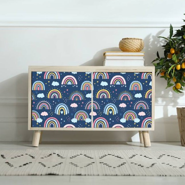 Rainbow Navy Sticker