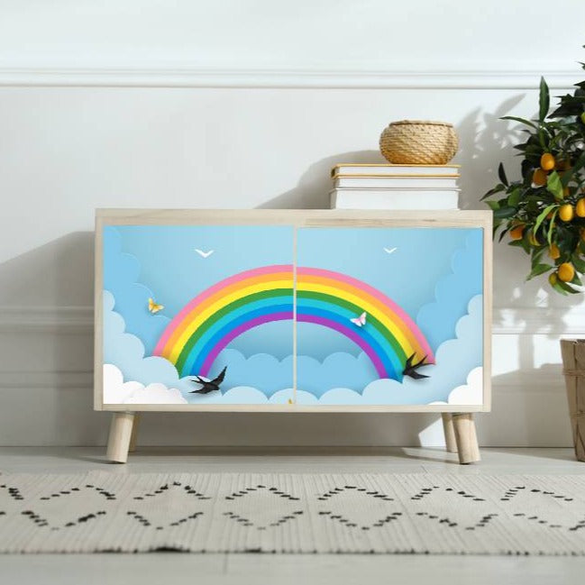 Rainbow Bird Sticker