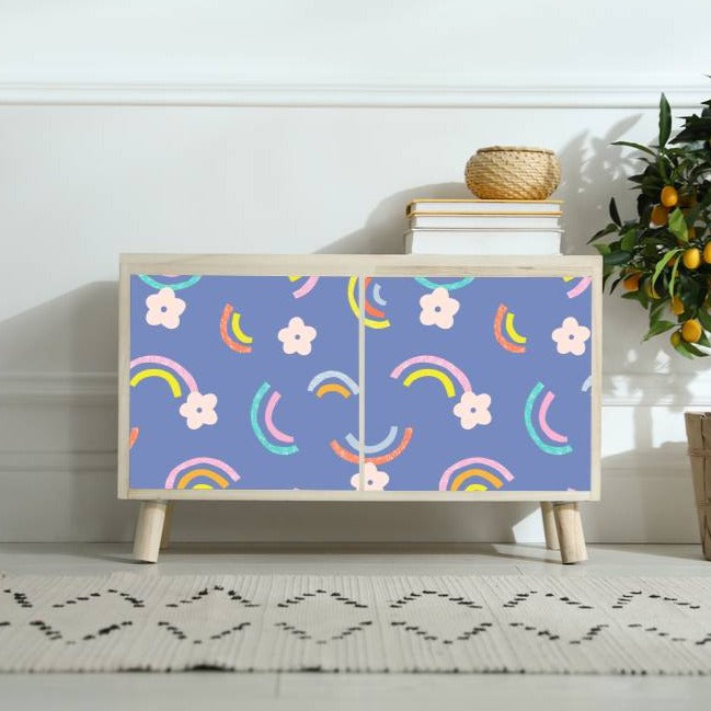 Rainbow Flower Sticker