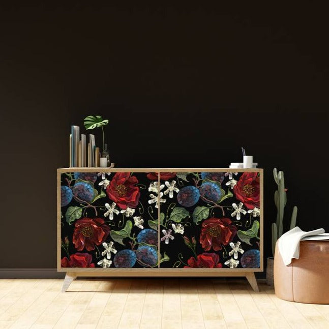Floral Print Sticker