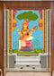 Historic Blue Saraswati Customised wallpaper