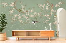 Sage Green Chinoiserie Wallpaper