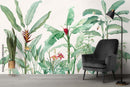 Sage Tropical Wallpaper