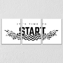 F1 Racing Wall Art, Set Of 3