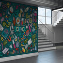 Science Classroom Green Wallpaper
