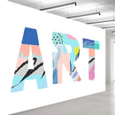 Art Subtle White Wallpaper