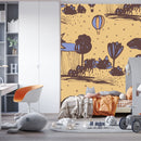 Parachute Brown Wallpaper