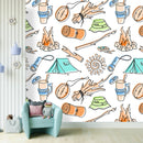 Wood & Fire Wallpaper