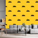Mountains Yellow Wallpaper