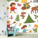 Butterfly Girls Room Wallpaper