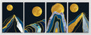 Gold Mountain Background, Set Of 4