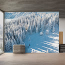 Playing On Snow Wallpaper