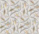 3D Floral tile Customised Wallpaper