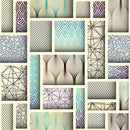 3D Interlocking tile Customised Wallpaper