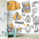 Camping trek hiking wallpaper