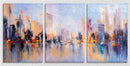 Skyline City View, Set Of 3