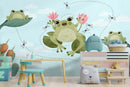 Sky Wallpaper for children with animals / Wall Mural / Forest Mural