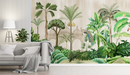 Tropical Mughal Garden Wallpaper