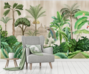 Tropical Mughal Garden Wallpaper