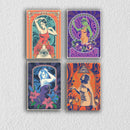 Psychedelic Canvas Set Of 4