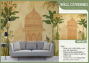 Palace tropical art wallcovering