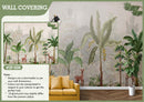 Animal green day wallcovering