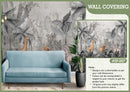 Wild tropical forest wallcovering