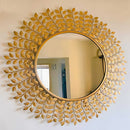 String Of Leaves Wall Mirror