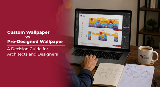 Custom Wallpaper vs Pre-Designed Wallpaper: A Decision Guide for Architects and Designers