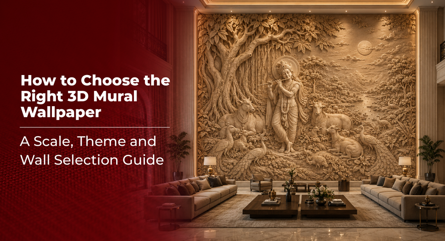 How to Choose the Right 3D Mural Wallpaper: A Scale, Theme, and Wall Selection Guide