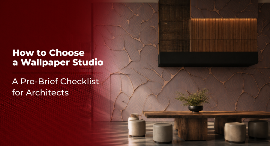 How to Choose a Wallpaper Studio: A Pre-Brief Checklist for Architects