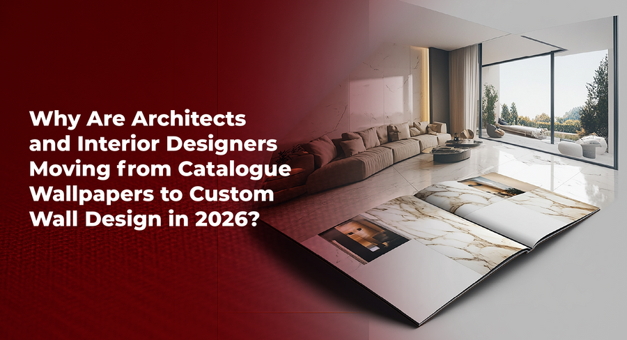 Why Are Architects and Interior Designers Moving from Catalogue Wallpapers to Custom Wall Design in 2026?