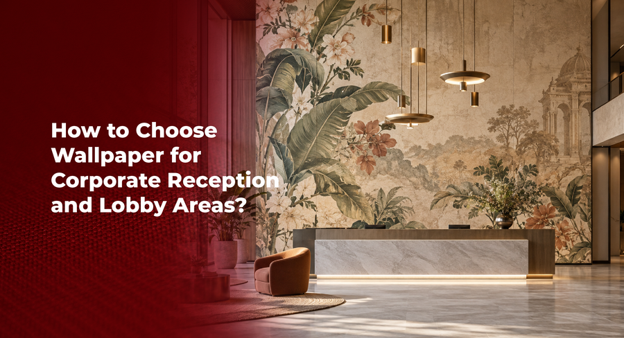 How to Choose Wallpaper for Corporate Reception and Lobby Areas?