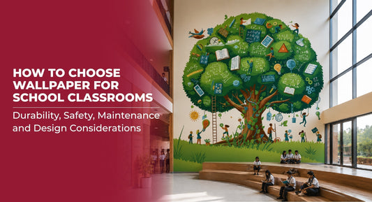 How to Choose Wallpaper for School Classrooms: Durability, Safety, Maintenance, and Design Considerations