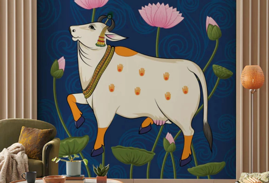 Pichwai Art Wallpaper:  How to Decorate Your Home with Traditional Indian Art