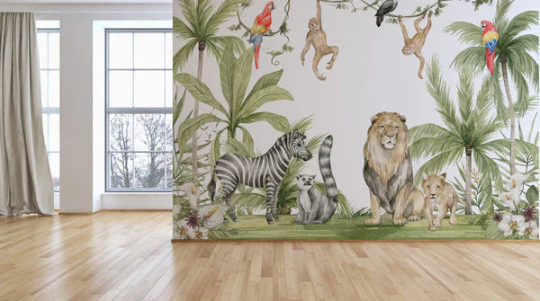 Tropical Jungle Animal Wallpaper in 2024: Latest Trend