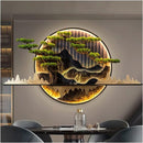 Attractive Round Chinese Wall Hanging Metal Décor