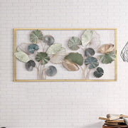 Lily Flower Pattern Metal Art Décor