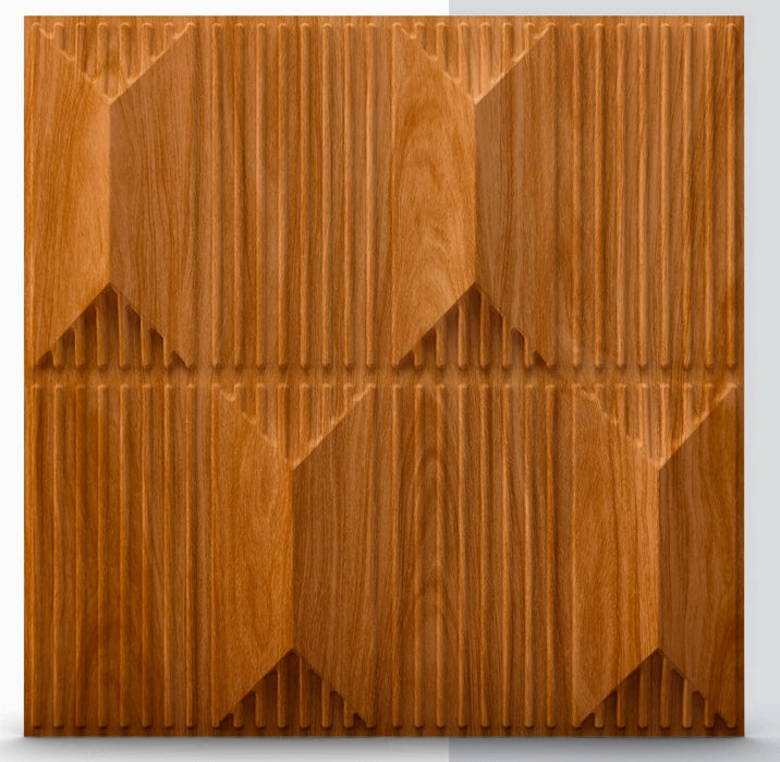 Teak Wood Textured PVC Panel