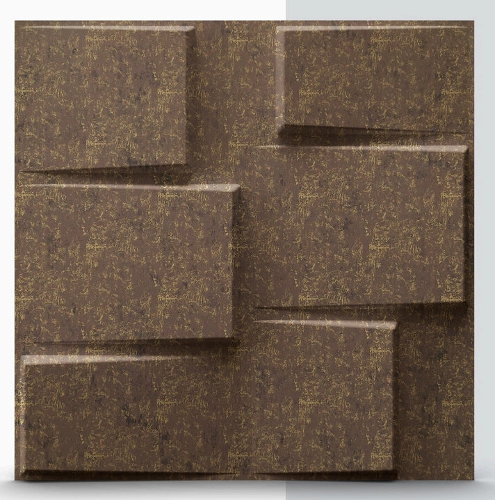 Magnum Brown Textured PVC Panel – Myindianthings