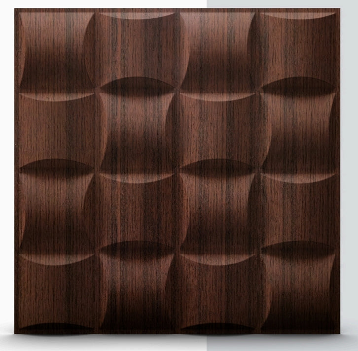 Walnut Wood Textured PVC Panel