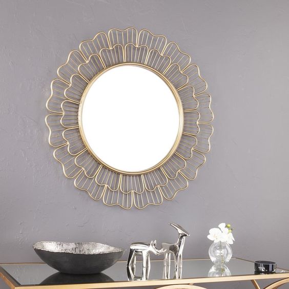 Elegant Metal Wall Mirror