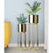 Golden Metal Planters Stand