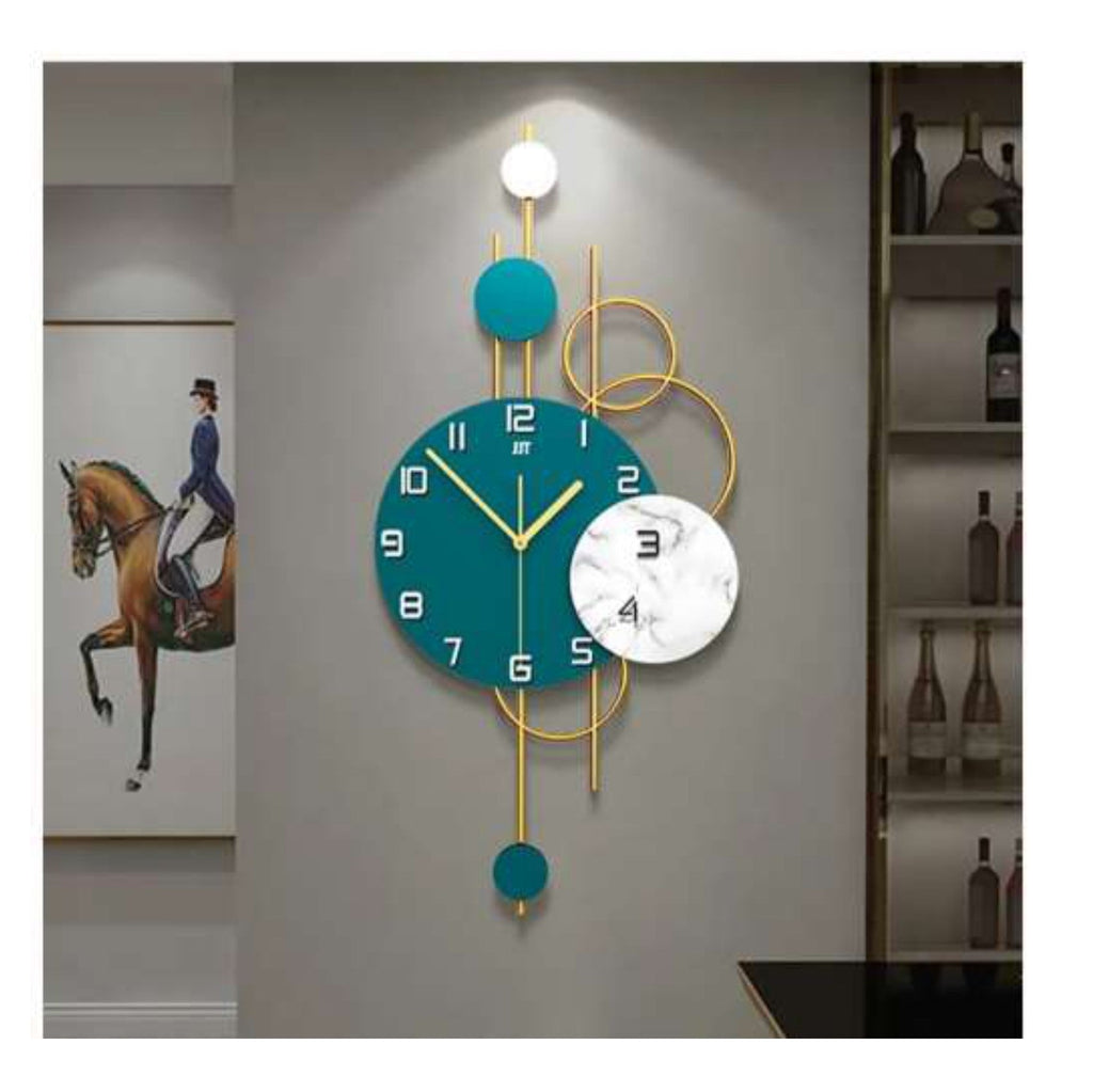 Overlapping Circles Metal Wall Clock – Myindianthings