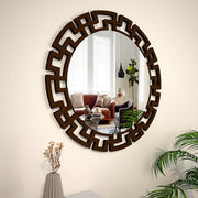 Wall hanging vanity mirror