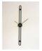 Geometric Metal Wall Clock