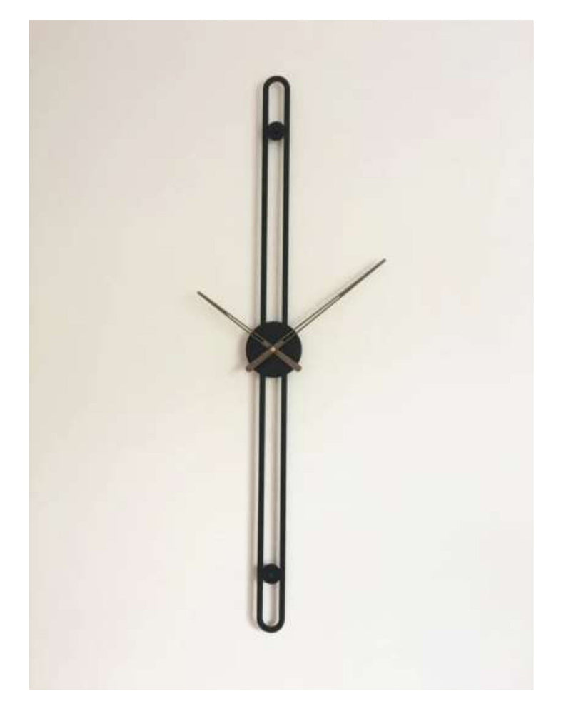 Geometric Metal Wall Clock